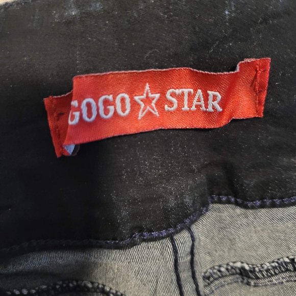 Gogo Star Skinny Jeans But Lift Black Gray Acid Wash Size 15 NWT - Picture 14 of 14